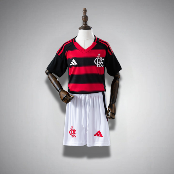 25/26 Flamengo Home Kid Size Kit
