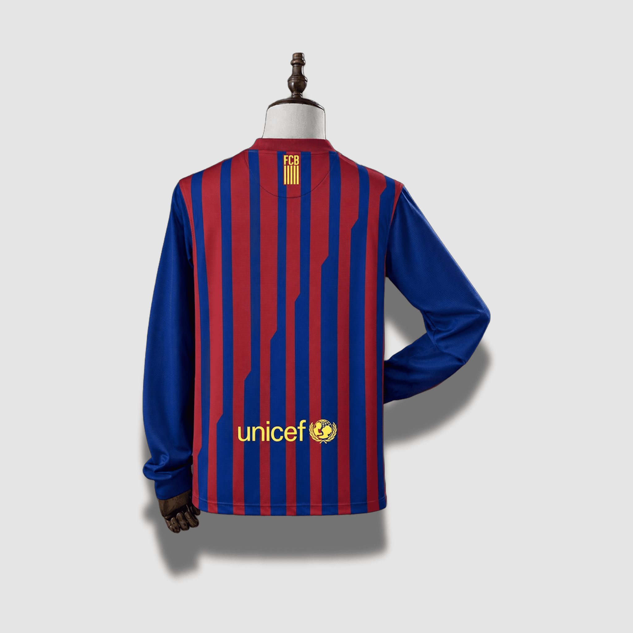 11/12 Barcelona "Long Sleeves" Home - AstroJerseys