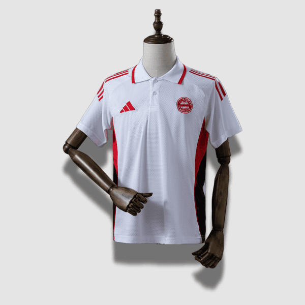 25/26 FC Bayern "Polo - White & Red"