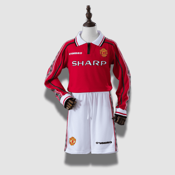 98/99 Manchester United Home Long Sleeve Kid Size