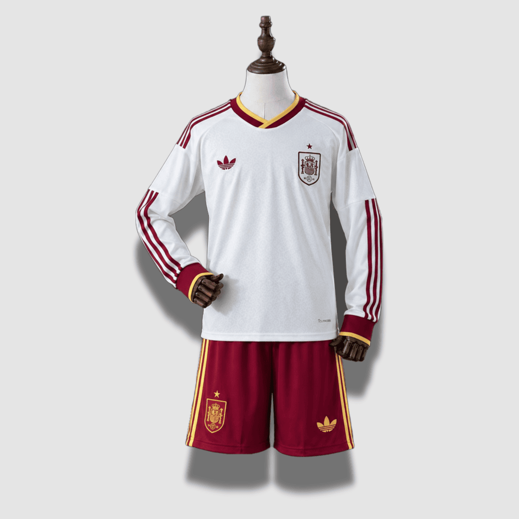 2026 Spain Away Long Sleeve Kid Size
