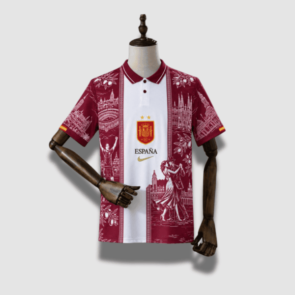 26/27 Spain "Red and White Polo"